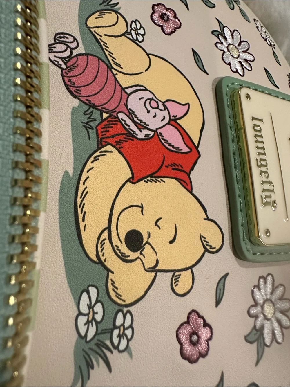 Loungefly Winnie the Pooh Embroidered Floral Mini Backpack
